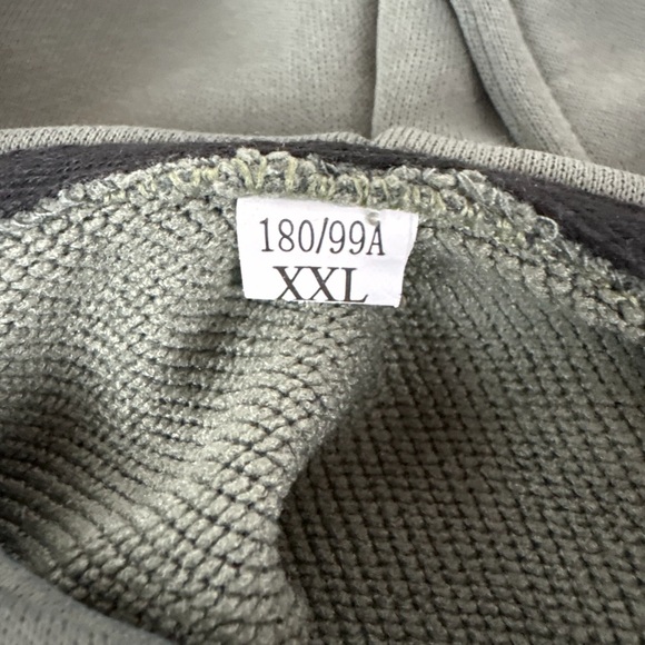 Men's Tactical Hoodies Green Pockets 1/4 Zip Military Sweatshirt 2XL (897) - Picture 5 of 9